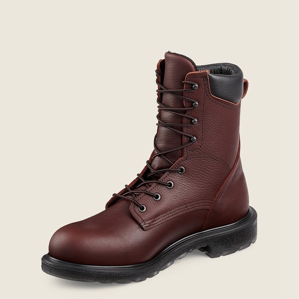 Red Wing Mens Supersole® 2.0 - 8-inch Toe - Safety Boots Burgundy - 2978IOTVN